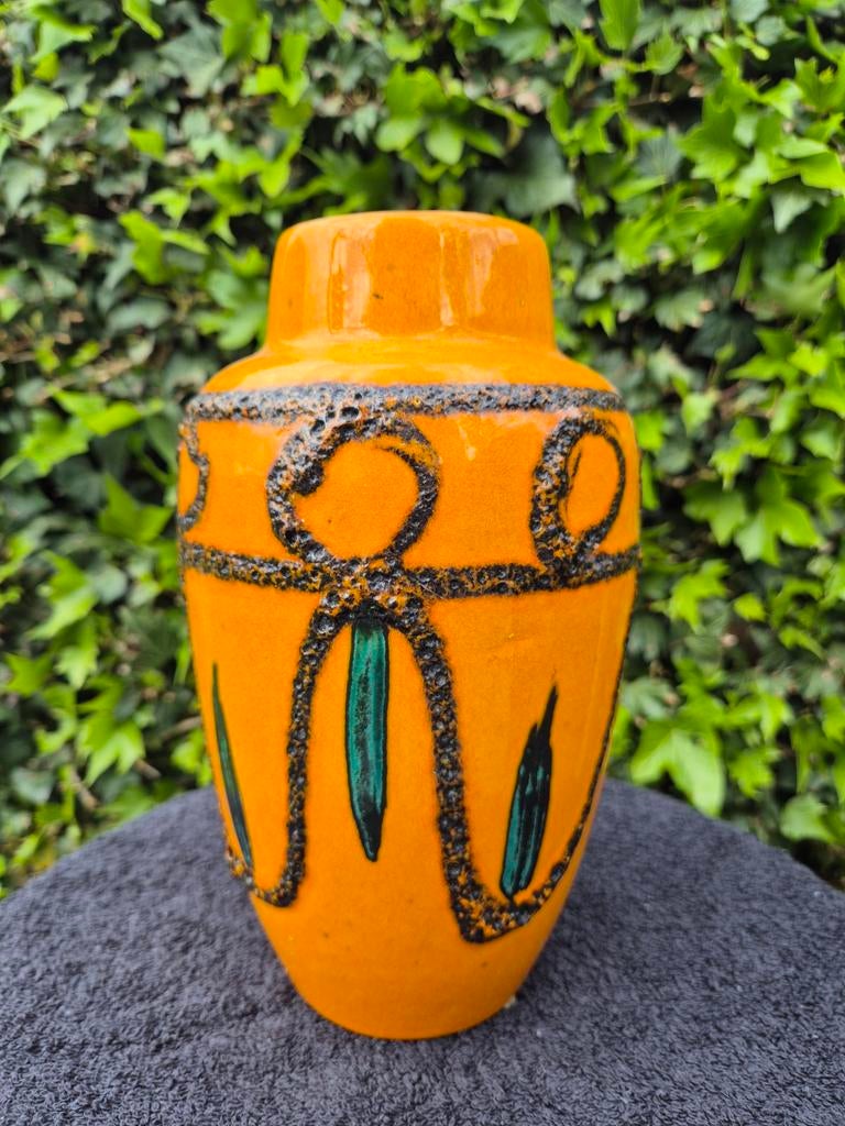 Keramische vaas Scheurich West-Duitsland, Ophalen of Verzenden