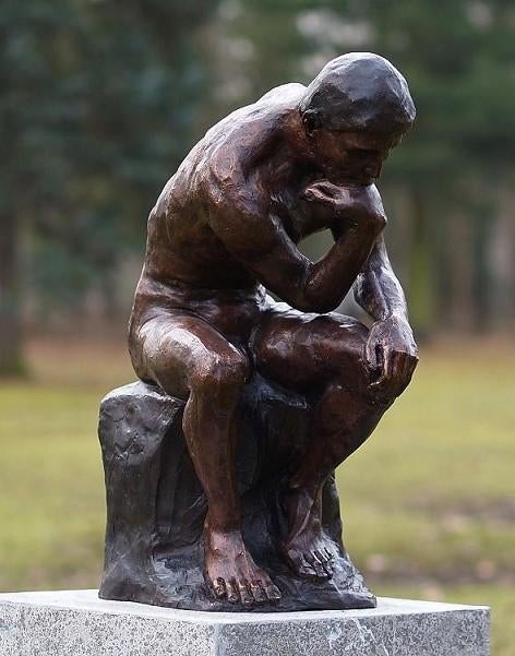 Bronzen beeld / De DENKER / rodin