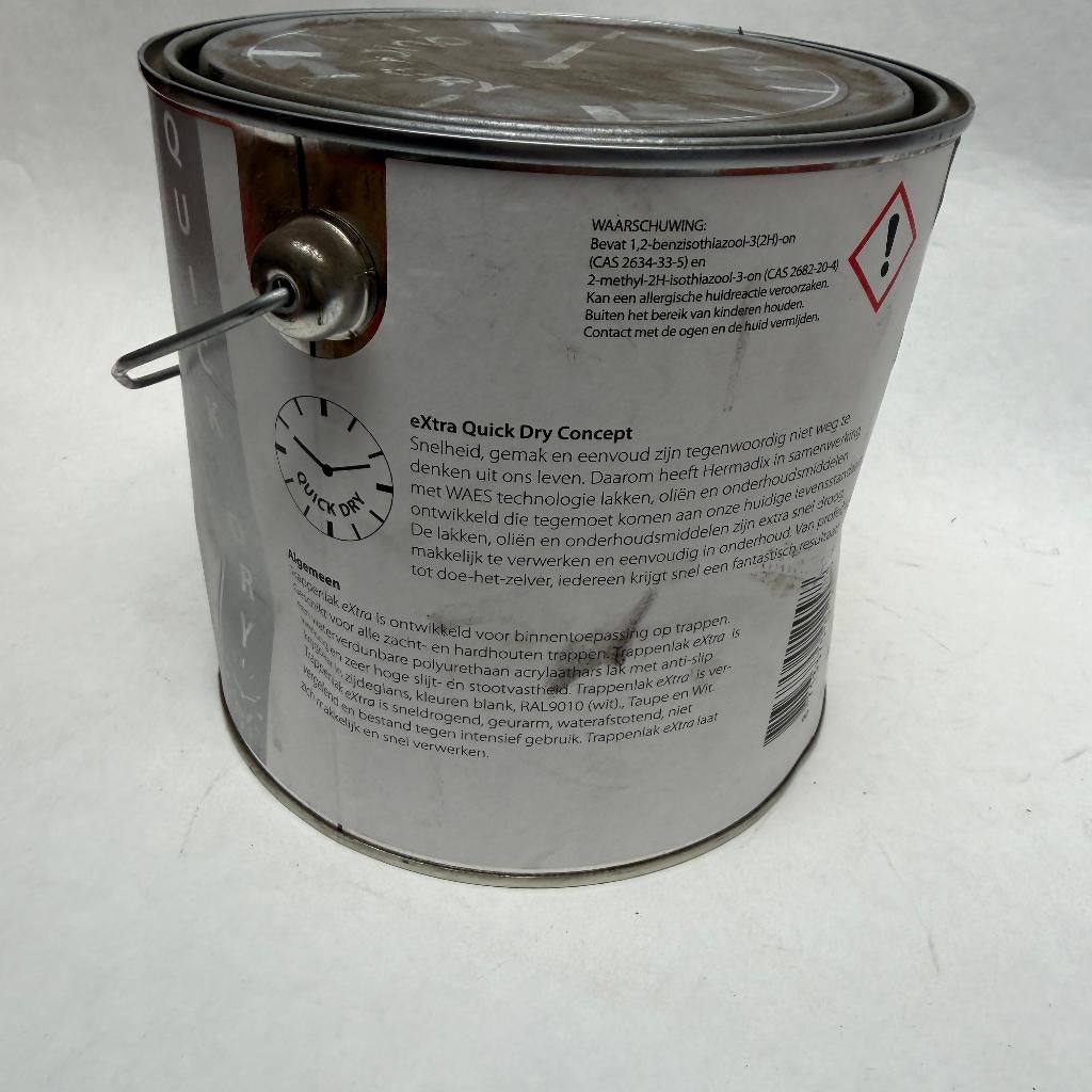 Hermadix Trappenlak Extra Anti-slip Lak Verf Taupe 2.5L, Nieuw, Hermadix, Hermadix, Lak