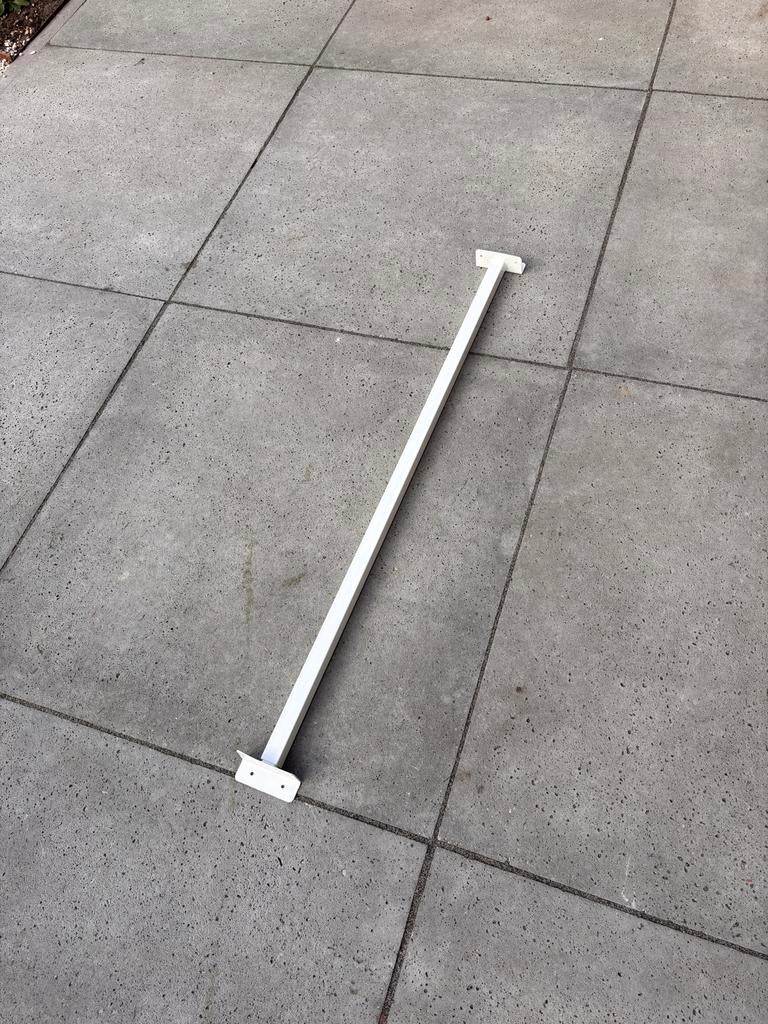 Witte Barrierestang - Veiligheid en Stevigheid, Doe-het-zelf en Verbouw, Hang- en Sluitwerk, Ophalen, Zo goed als nieuw, Overige materialen