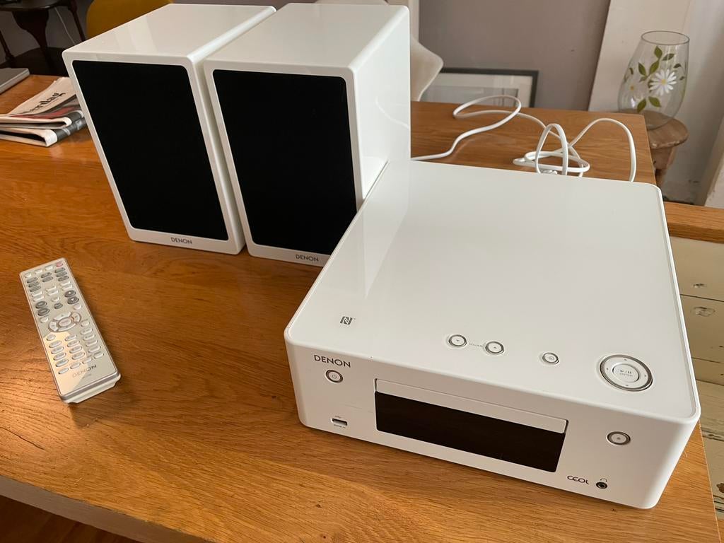 Denon CEOL N9 stereo 2.1 netwerk-streamer, receiver met cd, Ophalen, Zo goed als nieuw, Cd-speler, Denon