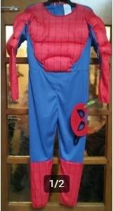 Gespierde Spiderman + masker mt 122 / 140, Kinderen en Baby's, Carnavalskleding en Verkleedspullen, Ophalen of Verzenden, Nieuw