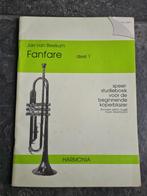 Jan van Beekum - Fanfare deel 1, Gebruikt, Klassiek, Les of Cursus, Ophalen of Verzenden