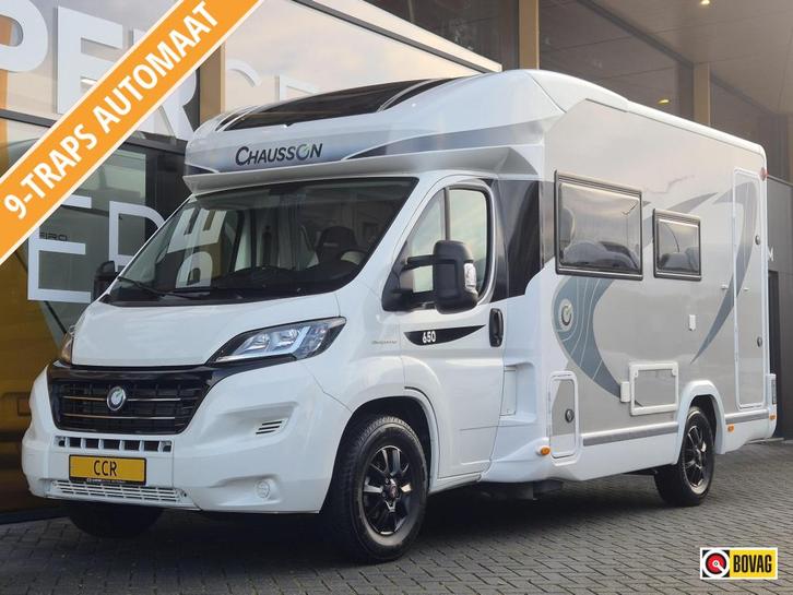 Chausson Titanium 650 VIP, Caravans en Kamperen, Campers, Bedrijf, tot en met 2, Half-integraal, Chausson, Ford, Diesel, Automaat