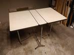 Bijzettafel retro vintage formica opklapbaar. Vintage, Verzamelen, Retro, Ophalen, Huis en Inrichting