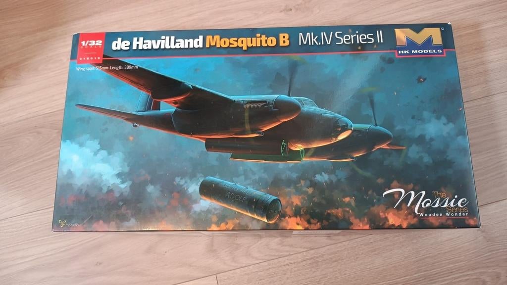 Hk models 1/32 Mosquito nieuw!, Ophalen of Verzenden, Nieuw, Groter dan 1:72, Overige merken