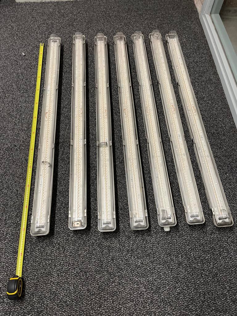 7 st. gebruikte LED armaturen Nordeon 4000 lm, Ophalen, Gebruikt, Minder dan 50 watt, Armatuur