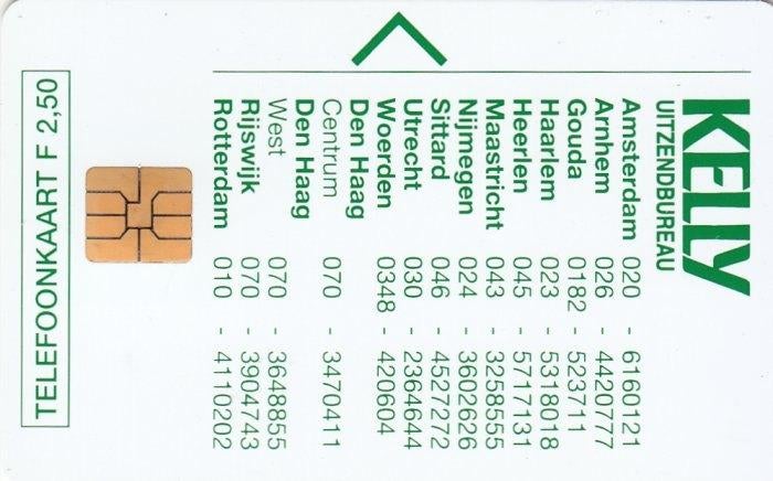 Telefoonkaart CRD153 Kelly Uitzendbureau 1995 ongebruikt, Verzamelen, Ophalen of Verzenden, Nederland