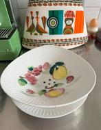 Handbeschilderde Fruittest Porselein Vintage Japan, Ophalen of Verzenden, X, Overige stijlen, Porselein