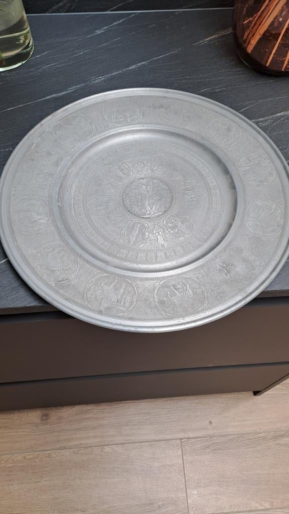 Tinnen wandplaat berendsohn, Ophalen of Verzenden