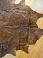 Koeienhuid Bruin 210/186 cm, Huis en Inrichting, Stoffering | Tapijten en Kleden, Gebruikt, Bruin, Etten-Leur, 150 tot 200 cm