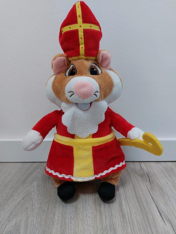 Knuffel Albert Heijn Ah Sint Sinterklaas hamster L808, Kinderen en Baby's, Speelgoed | Knuffels en Pluche, Zo goed als nieuw, Ophalen of Verzenden