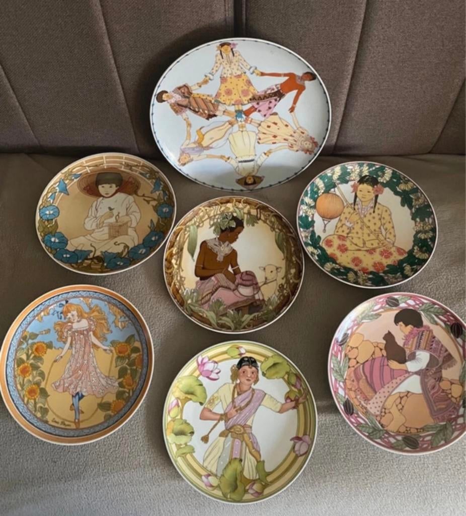 Villeroy&Boch “Children of the world”, Antiek en Kunst, Antiek | Wandborden en Tegels, Ophalen