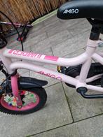 Amigo Jumper meisjesfiets 16 inch met zijwielen, Ophalen, Gebruikt, Handrem, 16 inch