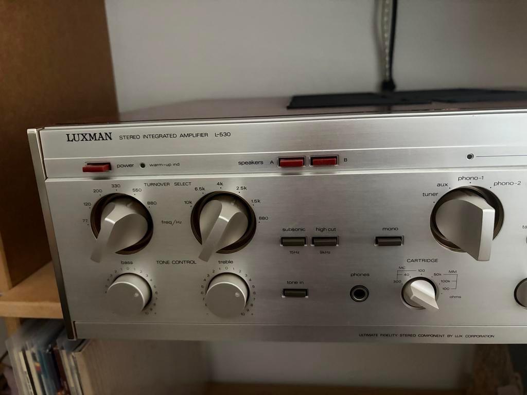 Luxman L530 versterker, Overige merken, Ophalen of Verzenden, Zo goed als nieuw, 60 tot 120 watt