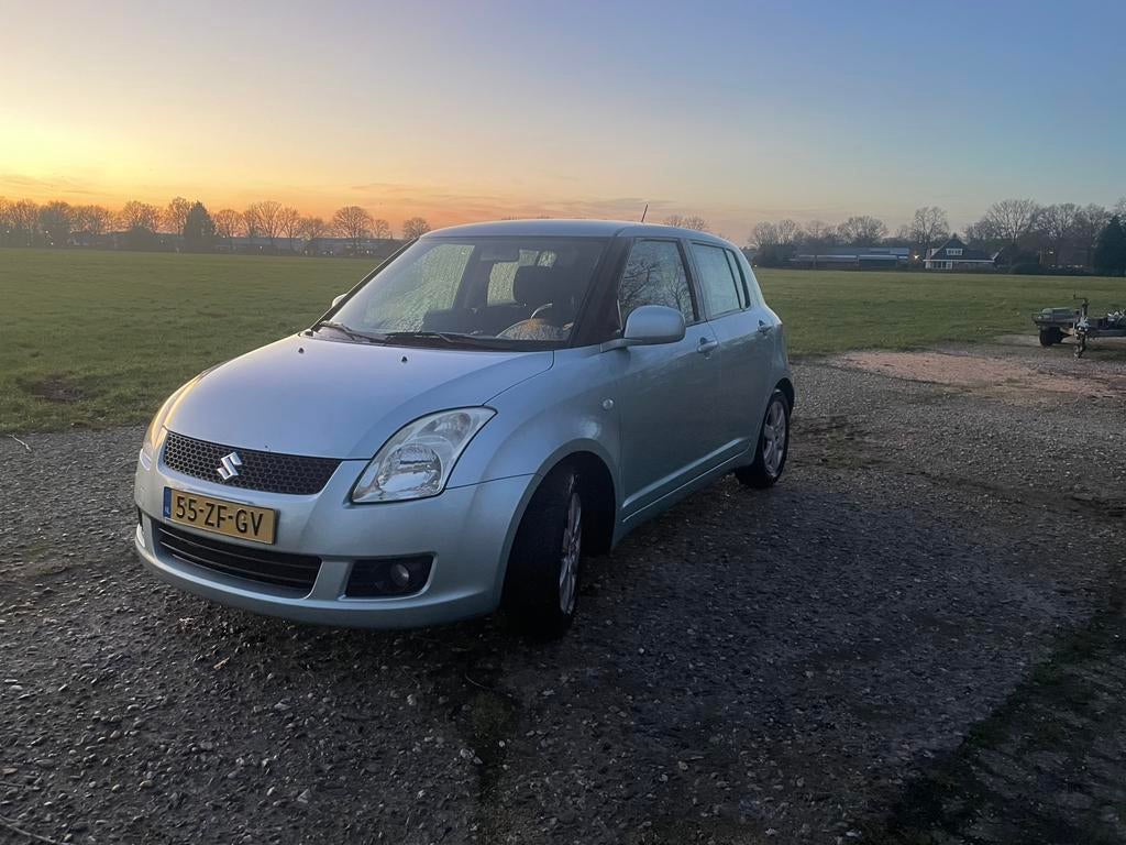 Suzuki Swift 1.3 5DRS 2008 Blauw 2e eigenaar (All-season), Auto's, Suzuki, Particulier, Swift, ABS, Airbags, Airconditioning, Apple Carplay