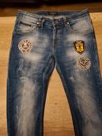 Philipp  plein broek, Blauw, W32 (confectie 46) of kleiner, Ophalen of Verzenden, Zo goed als nieuw