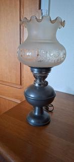 Schemerlamp, Huis en Inrichting, Lampen | Tafellampen, Ophalen, Zo goed als nieuw, Glas, Minder dan 50 cm