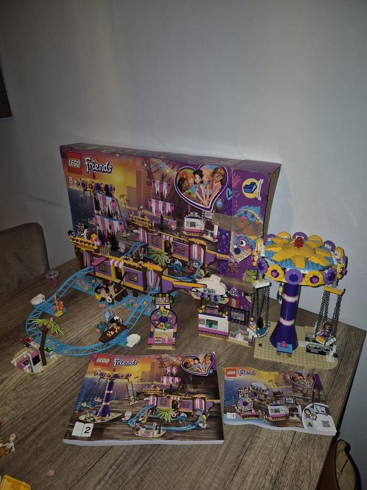 Lego Friends 41375 Heartlake City Pier Pretpark - Compleet, Kinderen en Baby's, Speelgoed | Duplo en Lego, Zo goed als nieuw, Lego