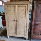 Brocante oude kast geschuurd meidenkast tweedeurskast, Ophalen