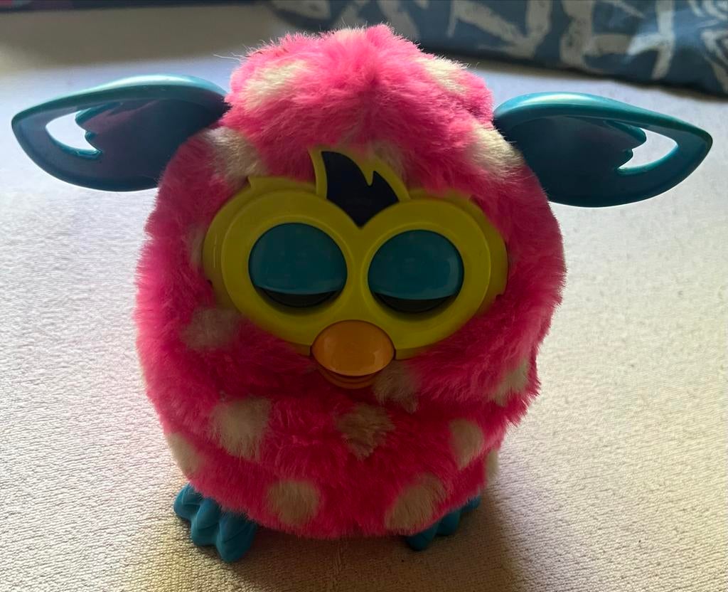 Furby Boom Roze met Witte Stippen te koop, Ophalen of Verzenden, Gebruikt, Jongen of Meisje