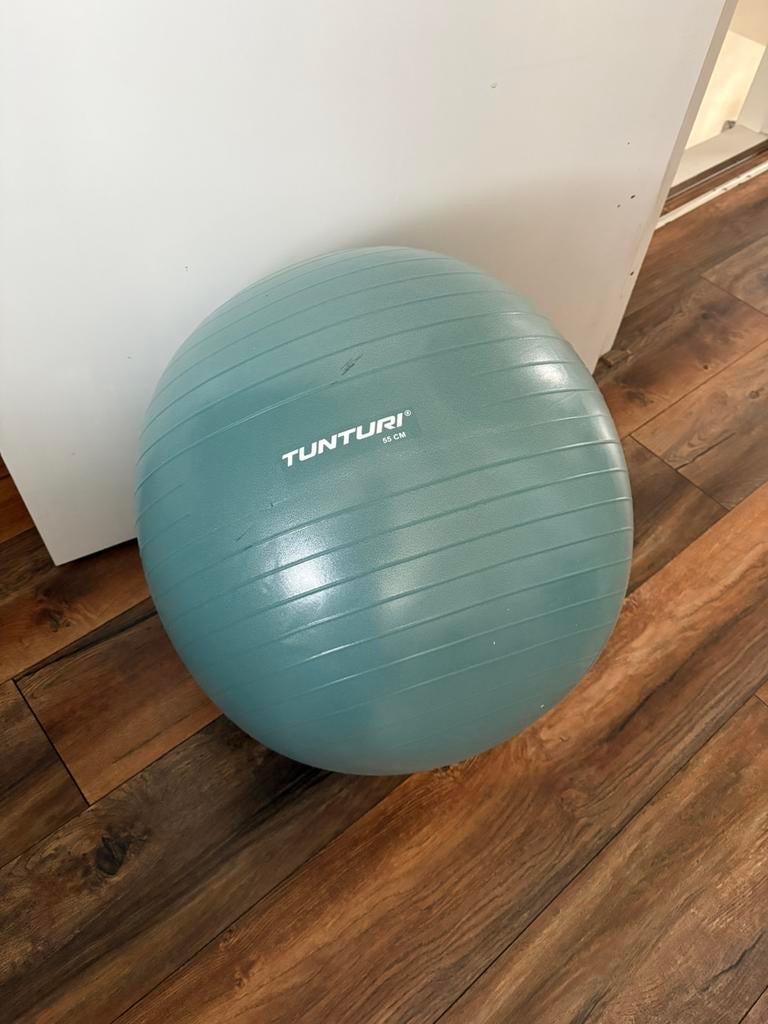 Fitnessbal Tunturi 55cm, Sport en Fitness, Yoga en Pilates, Ophalen, Gebruikt