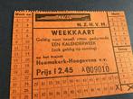NACO HEEMSKERK HOOGOVENS OUDE WEEKKAART, Verzamelen, Verzenden, Gebruikt, Trein, Overige typen