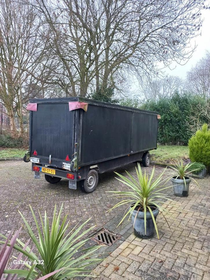 Marktkraam 5-10 meter - Uitschuifbaar, Auto diversen, Aanhangers en Bagagewagens, Gebruikt, Ophalen