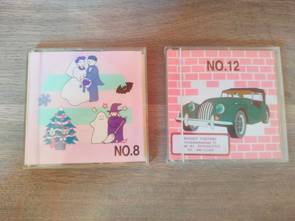 Borduurkaarten nr. 8 en nr. 12, Hobby en Vrije tijd, Borduren en Borduurmachines, Ophalen of Verzenden, Nieuw, Machineborduren