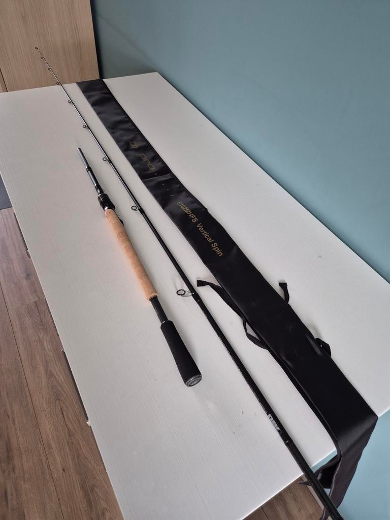 Daiwa Pro Staff 6102 MHFS Vertical Spin - Snoekbaars Hengel, Ophalen, Nieuw, Werphengel