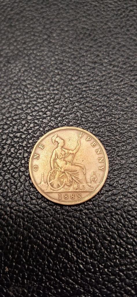 Great-Britain one penny 1888, Postzegels en Munten, Ophalen of Verzenden, Overige landen