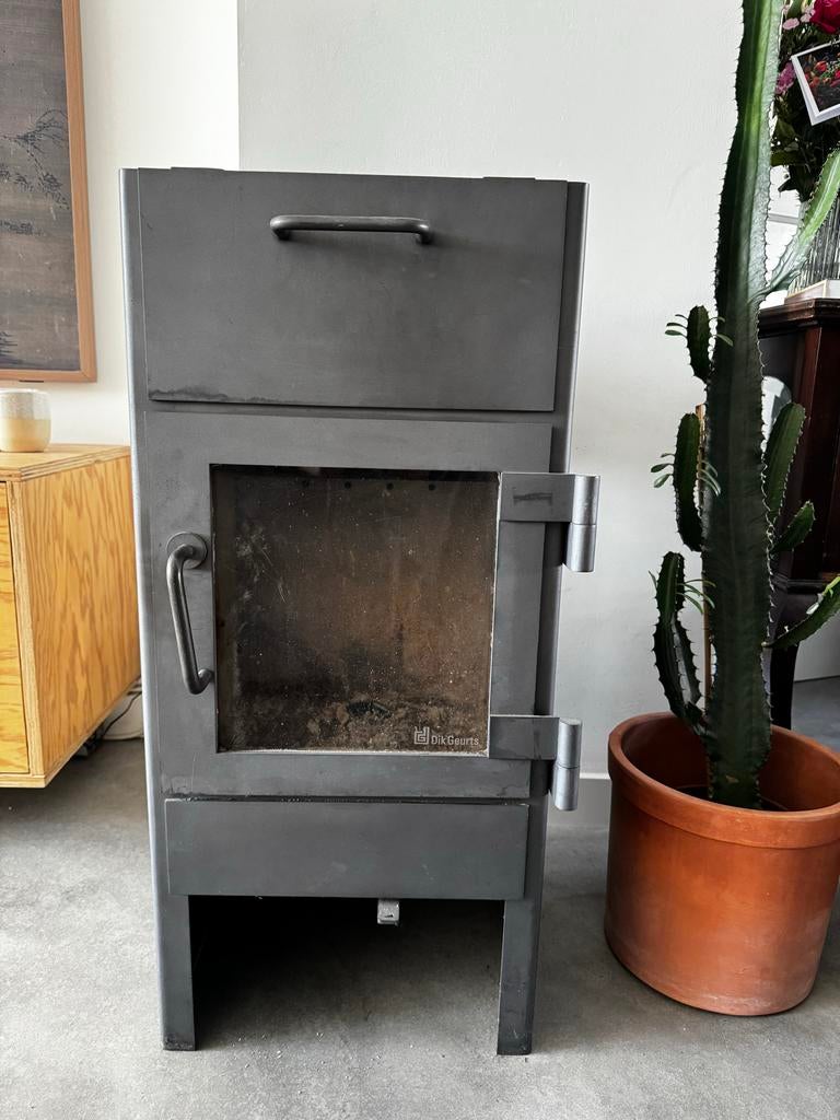 Dik Geurts Houtkachel Lars 900 - Vrijstaande Houthaard, Ophalen, Gebruikt, Vrijstaande haard, Houthaard
