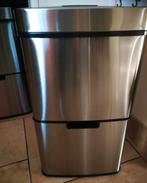 Vuilnisbak / afvalscheider, 40 liter of meer, Ophalen, Zo goed als nieuw, Rvs