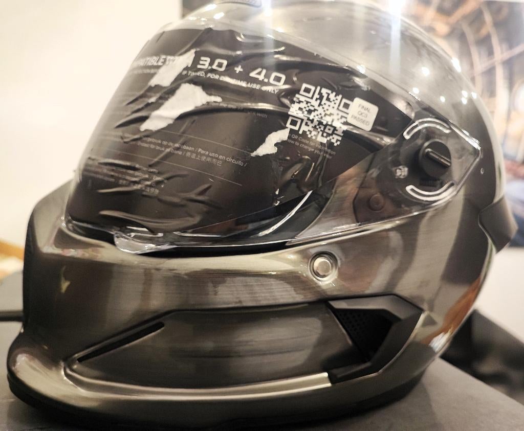 Ruroc Atlas 4.0 Carbon Mercury S Small -NIEUW-, Motoren, Kleding | Motorhelmen, UK, S, Ophalen, Nieuw met kaartje