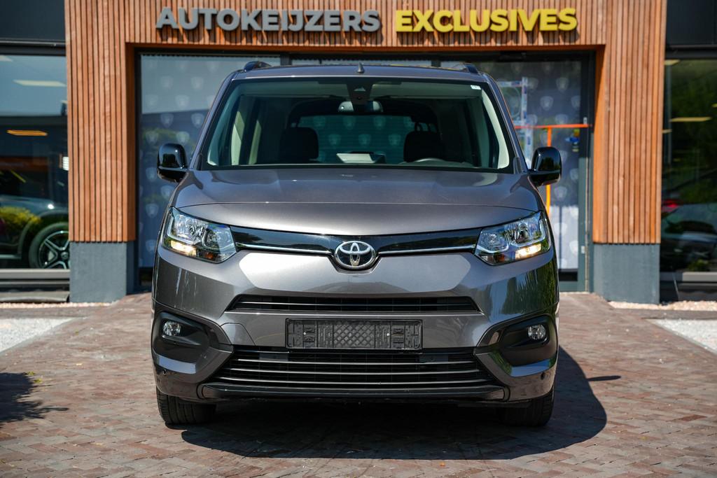 Toyota PROACE CITY Geel Kenteken 5 Persoons Automaat Navi, Auto's, Toyota, Automaat, Stof, Gebruikt, Overige carrosserieën