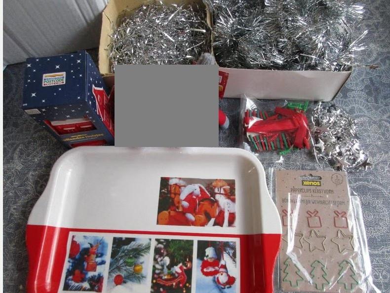 div leuke kerstartikelen: dienblad - lamellen - paperclips, Ophalen of Verzenden, Nieuw