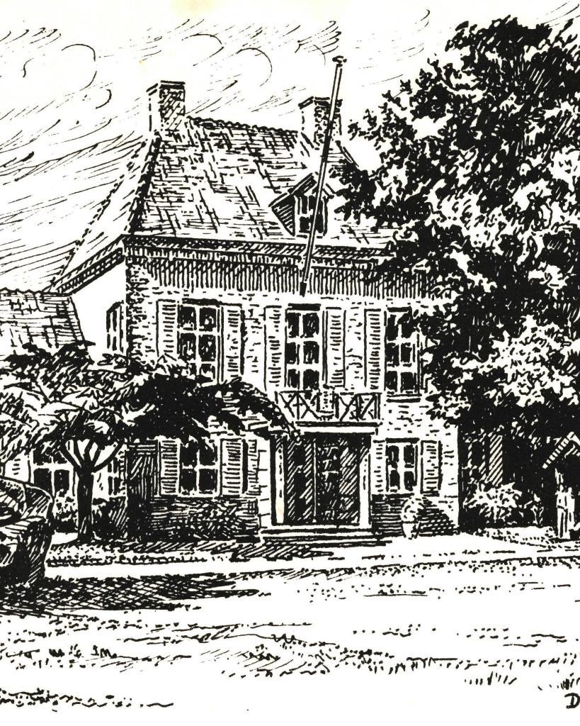 801115	Diever	Drenthe	Gemeentehuis 	Gelopen met postzegel, Ophalen of Verzenden, 1960 tot 1980, Gelopen, Drenthe