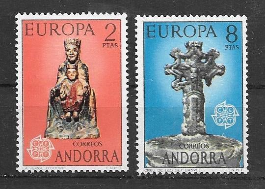 Andorra Spaans 1974  Europa, Verzenden, Overige landen, Postfris