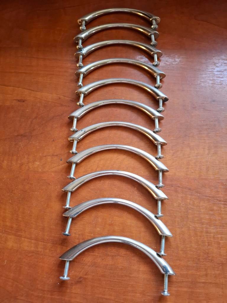 Set van 10 zilverkleurige keuken handgrepen, Huis en Inrichting, Ophalen of Verzenden