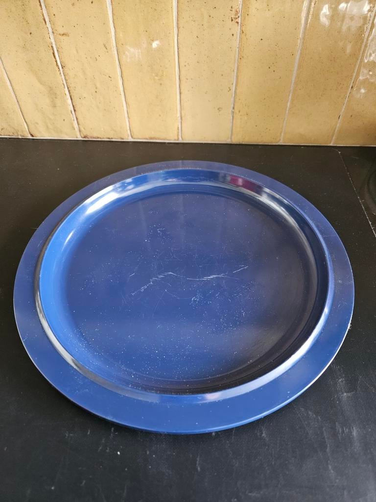 1 groot blauw bord Mepal Rosti, Caravans en Kamperen, Kampeeraccessoires, Ophalen of Verzenden
