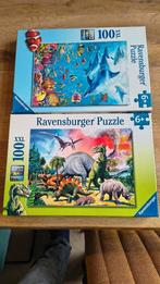 2 Ravensburger puzzels 100 stukjes XXL, Ophalen, Meer dan 50 stukjes, Zo goed als nieuw, 6 jaar of ouder