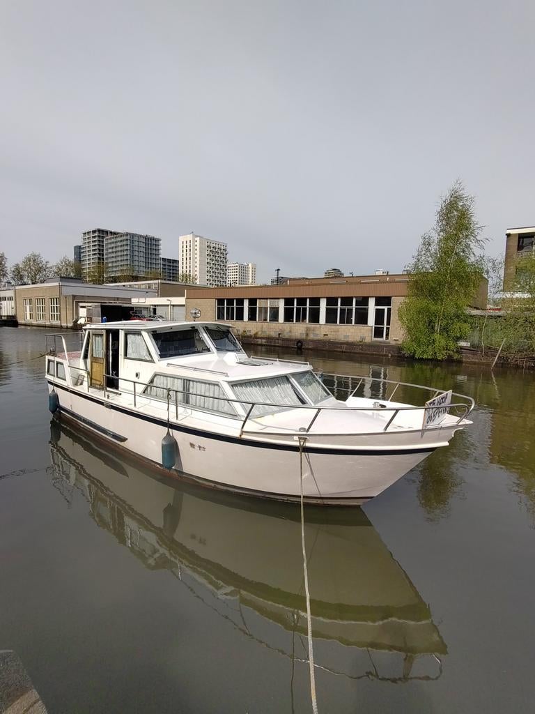 Polaris marathon 9.50  met vignet amsterdam, Ophalen, Gebruikt, Staal, 50 pk of meer