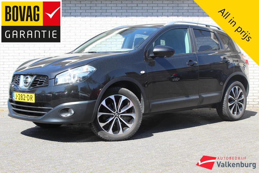 Nissan Qashqai 2.0 Acenta 4WD | Pano dak | Trekhaak | Cruise, Auto's, Nissan, Stof, Gebruikt, Zwart, Grijs