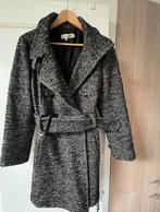Zara wollen mantel zwart wit gemeleerd maat L, Kleding | Dames, Jassen | Winter, Ophalen of Verzenden, Zo goed als nieuw, Maat 38/40 (M)