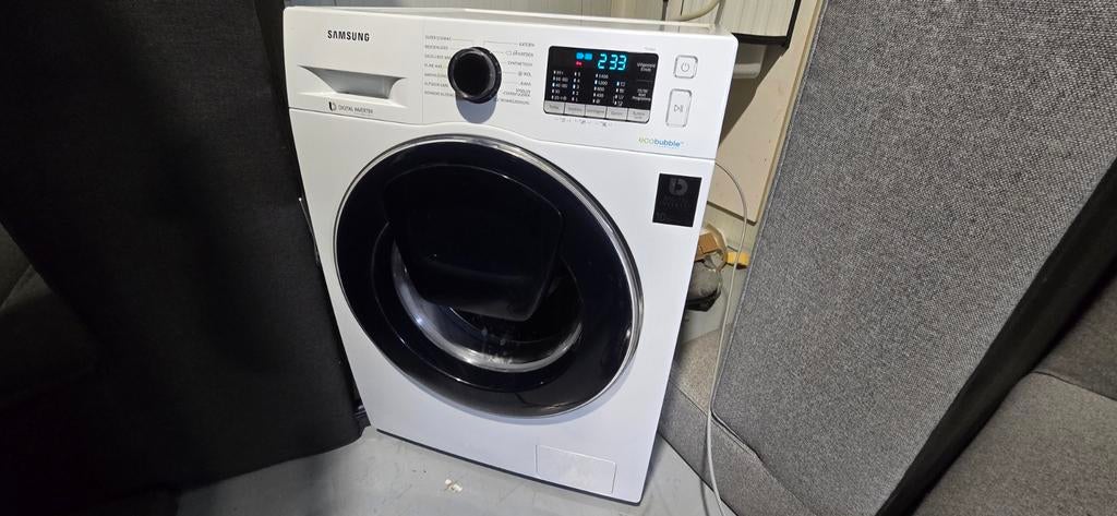 Samsung EcoBubble AddWash Wasmachine - Goede staat, Witgoed en Apparatuur, Wasmachines, Zo goed als nieuw, Voorlader, Ophalen