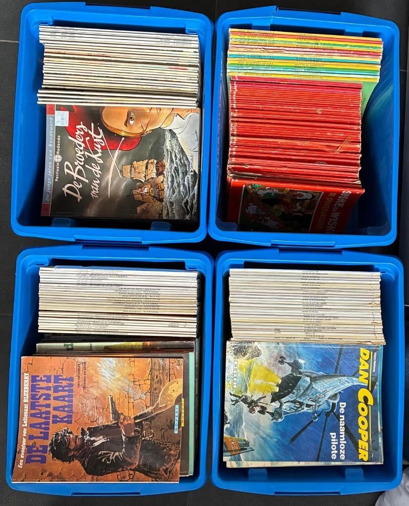 Diverse strips, Boeken, Meerdere stripboeken, Ophalen, Gelezen, Diverse auteurs