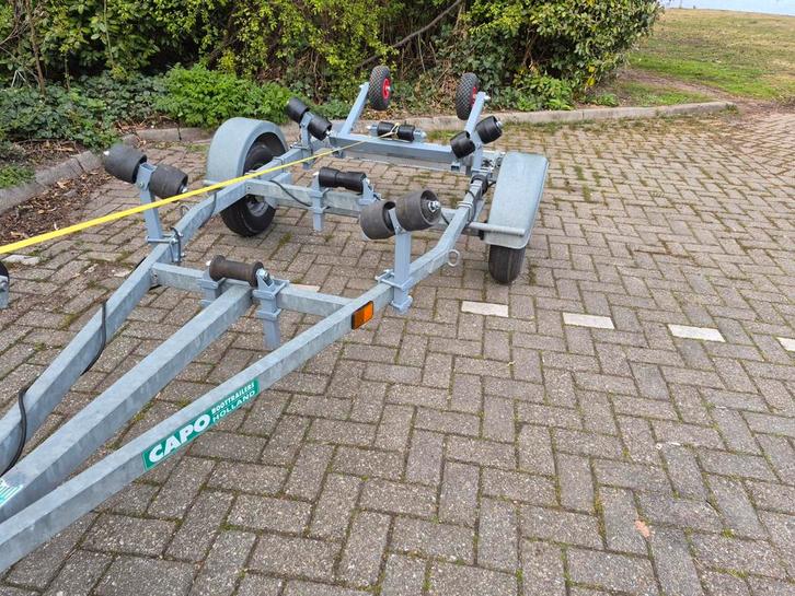 Boot trailer 2x, Watersport en Boten, Boottrailers, Minder dan 6 meter, Kantelbaar, Ophalen of Verzenden