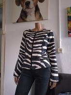 Leuk stijlvol zwart grijs wit jasje van Miss Etam maat 40, Maat 38/40 (M), Ophalen of Verzenden, Zo goed als nieuw, Jasje