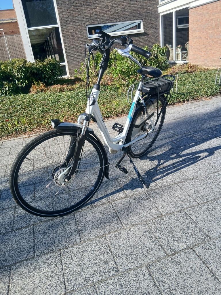 Elektrische Gazelle Panasonic met lader (accu minder), Ophalen of Verzenden, Gebruikt, Minder dan 30 km per accu, Gazelle