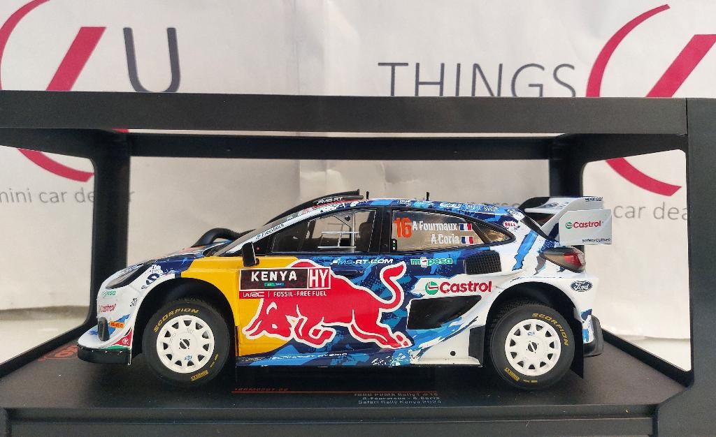 Ixo 1:18 Ford Puma Rally1 No.16, Safari Rally 2024 Red Bull, Hobby en Vrije tijd, Modelauto's | 1:18, Ophalen of Verzenden, Nieuw